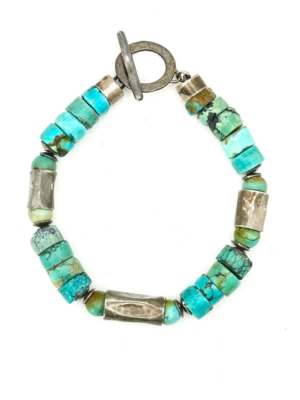 Silpada B0932 Retired VINTAGE Sterling Silver Turquoise Bracelet RARE
